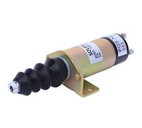 Shut Off Solenoid Valve, Engine Replacement Kit, 12V Steel Shell - Durable Steel Housing, High Temperature Resistance, Reliable Engine Performance