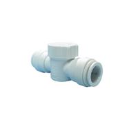 Shut Off Tap 15mm (15ESOT) (Pack Of 5) John Guest White One Size
