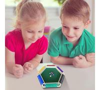 Shut The Box Dice Game | Board Math Number Games - Wooden 6 Players Waterproof Game Shutter Box Design, Classics Tabletop & Pub Board Experience For Kids Adults