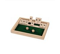 Goki Wooden Shut The Box Game, none