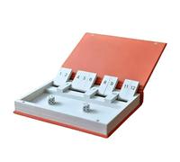 Shut The Box Game, Quick Setup Feature, 18x14x3cm, PláyBóók'd Hángmán Game Magnetic Cowboy, Pláybóók Board Games, Versatile Use, For Kids, Children, And Adults