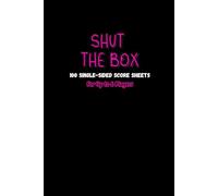 Shut the Box Master Score Pad: 6-Player Edition
