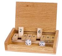 Shut the box game (travel set) Goki Tan One Size
