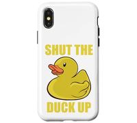 Shut the Duck Up! Rubber Duck Bathtub Case for iPhone X/XS