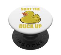 Shut the Duck Up! Rubber Duck Bathtub PopSockets Adhesive PopGrip