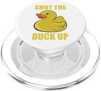 Shut the Duck Up! Rubber Duck Bathtub PopSockets PopGrip for MagSafe