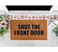 Shut The Front Door Doormat Funny Door Mats Outdoor Door Mats Door Mats Funny Shut The Front Door Custom Door Mats Funny Welcome Mat Machine Washable Shoe Mat Porch Decor 23.6x15.7 Inch