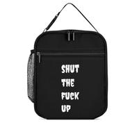 Shut The Fuk Up Portable Lunch Bags Large Capacity Insulated Lunch Tote for Work Picnics Travel Gym