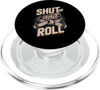 Shut Up And Roll Funny BJJ Saying PopSockets PopGrip for MagSafe