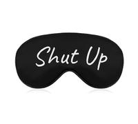 Shut Up Eye Masks for Sleep Adjustable Funny Sleep Mask Soft Blackout Sleeping Eye Mask for Men Women Full Night's Sleep