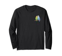 Shut Up I'm Not Listening Funny Bird Lovers Casual Sarcasm Long Sleeve T-Shirt