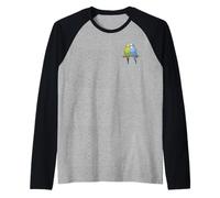 Shut Up I'm Not Listening Funny Bird Lovers Casual Sarcasm Raglan Baseball Tee