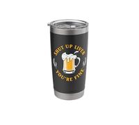 Shut Up Liver You are FineFunny Drinking Team Beer Lover Stainless Steel Insulated Tumbler