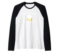 Shut Up Liver You're Fine Funny Whiskey Bourbon Drinking Raglan Baseball Tee