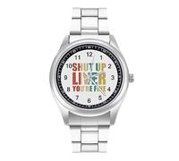Shut Up Liver You're Fine Mens Watches Print Analog Quartz Watch Business Wristwatch Casual