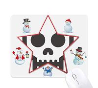 Shut Up Skeleton Online Happy Christmas Snowman Family Star Mouse Pad