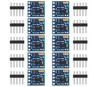 Shutao 10Pcs GY-271 QMC5883L 3-5V IIC Triple Axis Compass Magnetic Sensor Module Electronic Compass Module for Arduino