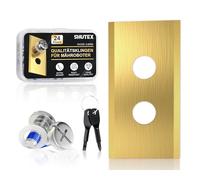 SHUTEX Pack of 24 Replacement Blades Compatible with Mammotion Luba and Yuka Series, Robust Titanium Replacement Blade, Supplied with Plastic Washer and Screwdriver (Gold)