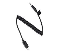 Shutter Cable, Black Shutter Release Cable for, 50cm in Tiled Length and 80cm Long, Can Give You a Longer Control Distance for Group Photo, Selfie, Etc, Perfectly Match to (3.5mm-N3)