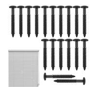 Shutter Screws, Black 3 Inch Shutter Spikes, Hardware Tool for Bumper Work Professionals Builders Home Users Business Users House Wardrobe Window