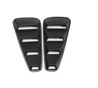 Shutter Trim 1 Pair Side Window Louvers Scoop Cover Vent Fit For Ford/Mustang 2005 2006 2007 2008 2009 2010 2011 2012 2013 2014 Side Window Vents