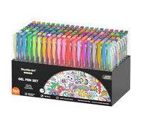 Shuttle Art 360 Pack Gel Pens Set, 180 colours Gel Pen Set plus 180 colour refills Perfect for Adult Colouring Books Doodling Drawing Art Markers