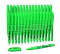 Shuttle Art Highlighters, 30 Pack Green Highlighters Bright Colours, Chisel Tip Dry-Quickly Non-Toxic Highlighter Markers for Adults Kids Highlighting in Home School Office