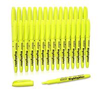 Shuttle Art Yellow Highlighters, 30 Pack Chisel Tip Highlighters