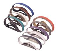 SHUTTLE GENIUS 36 Pack 1/2'' x 12'' Replacement Knife Sharpener Sanding Belts for Official Work Sharp Knife & Tool Sharpener (WSKTS & WSKTS-KT/MK.1 & MK.2), 80/120/240/400/600/800/1000/2500/5000 Grit