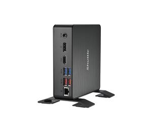SHUTTLE INC. NC40U PC/workstation barebone 0.84L Sized PC Black Intel SoC 7305 1.1 GHz