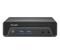 SHUTTLE Nano PC NE10N, Intel N 100, 1x HDMI, 1x DP, 6x USB, 1x LAN, fanless, 24/7 permanent operation, incl. VESA