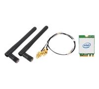 Shuttle WLN-M12・Intel WLAN-AX210/Bluetooth Combo Kit with M.2 Card ・Cables and External Antennas for Slim PCs・Built-in ・Wireless・M.2・WLAN/Bluetooth・Wi-Fi 6E (802.11ax)・2400 Mbit/s (WLN