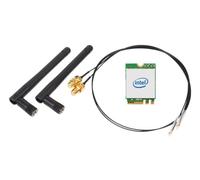 Shuttle WLN-M22・Intel WLAN-AX210/Bluetooth Combo Kit with M.2 Card ・Cables and External Antennas for Cube's・Built-In ・Wireless・M.2・WLAN / Bluetooth・Wi-Fi 6E (802.11ax)・2400 Mbit/s (WLN-M