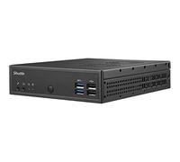 Shuttle XPC Slim DH02U Mini Barebone PC Embedded Intel Kabylake-U Celeron 3865U Processors and NVIDIA GeForce GTX 1050 Graphics No RAM No HDD/SSD No OS Black