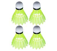 Shuttlecock - 4 Pieces Light Shuttlecock | Nylon Portable Badminton Shutlecock | Windproof Design Led Badminton For Backyard Beach Park Gym School Recreational Tournament