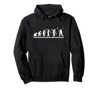 Shuttlecock Evolution Men Women Funny Badminton Pullover Hoodie