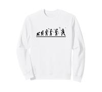 Shuttlecock Evolution Men Women Funny Badminton Sweatshirt