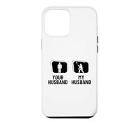 Shuttlecock Your Husband My Husband Wife Funny Badminton Case for iPhone 12 Pro Max