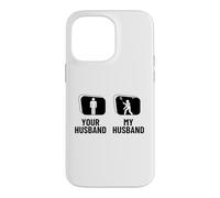 Shuttlecock Your Husband My Husband Wife Funny Badminton Case for iPhone 14 Pro Max