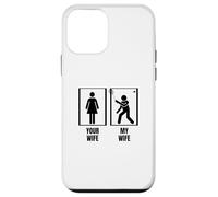 Shuttlecock Your Wife My Wife Husband Funny Badminton Case for iPhone 12 mini