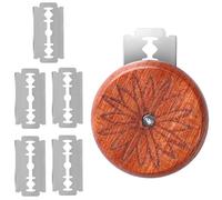 Shuul Round Bread Scoring Knife Bread Lame Cutter Handmade Bread Scoring Tool with 5 Replacement Blades Bread Scorer for Baker Baking Bread