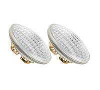 SHUWDKAR PAR36 LED Landscape Light Bulb, 36 Watt Halogen Equivalent 6W 600 Lumen, Bright White 3000K, PAR36 LED 12V for Landscape Lighting,Off-Road Vehicles,RV Vehicles,Tractor, 2 Pack