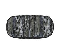 SHuWeiD Cold Tree Camouflage print Pen storage bag, portable cosmetic storage bag for travel, travel essentials, Black, One Size, Portability