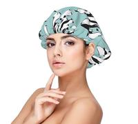 SHuWeiD Cute Penguins Print Adult's Satin Sleeping Cap, Unisex Satin Sleep Cap, 13 inches Sleeping caps Black, Black, One Size, Black, One Size