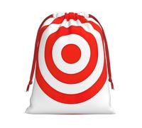 SHuWeiD design target print Super soft velvet Present bag Multipurpose Present Bags for Candy and Grocery Storage