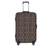 SHuWeiD French Roosters print Luggage Cover Protector Suitcase Cover Polyester Washable Baggage Covers Travel Suitcase, White, X-Large, White, X-Large