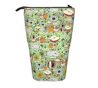 SHuWeiD Guinea Pig print Vertical retractable case, fit for pens, cosmetics, and small essentials, daily use