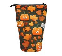SHuWeiD Happy Thanksgiving Day Pumpkin print Vertical retractable case, fit for pens, cosmetics, and small essentials, daily use