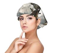 SHuWeiD World War 2 Aircraft Airplane04 Print Adult's Satin Sleeping Cap, Unisex Satin Sleep Cap, 13 inches Sleeping caps Black, Black, One Size, Black, One Size