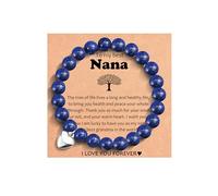 Shuxin Nana Gifts from Grandchildren, Natural Stone Bracelet Gifts for Nana Grandma on Christams Birthday Mothers Day